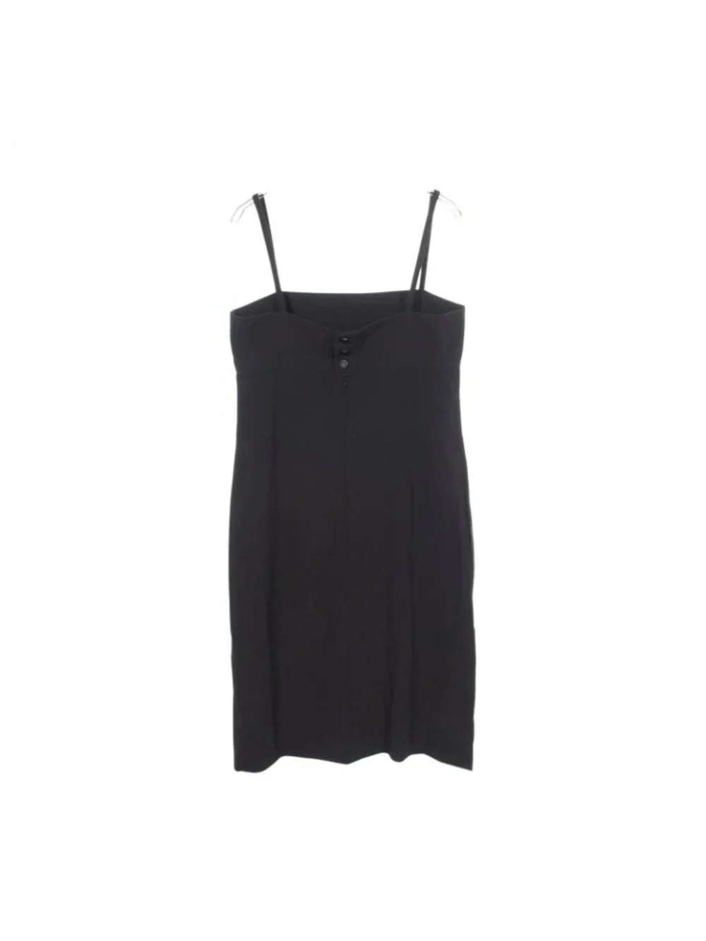 Chanel Dress Coco Buttons Cami Nylon Rayon